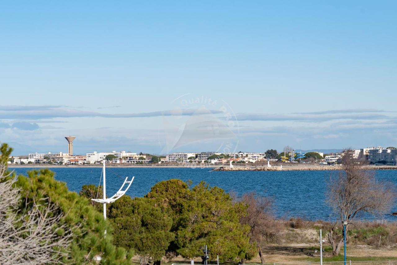 As9557 - Studio Vue Sur La Mer Avec Parking Prive Proche Centre Ville 르그로뒤후아 외부 사진