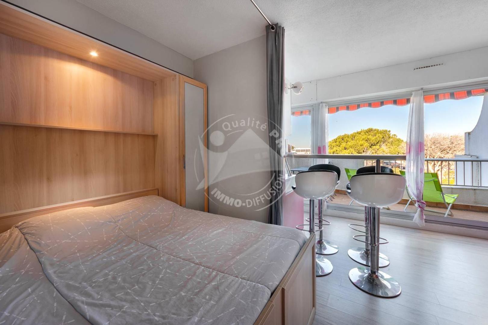 As9557 - Studio Vue Sur La Mer Avec Parking Prive Proche Centre Ville 르그로뒤후아 외부 사진